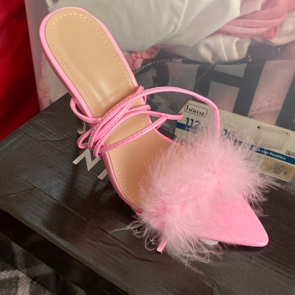 Barbie fur heels